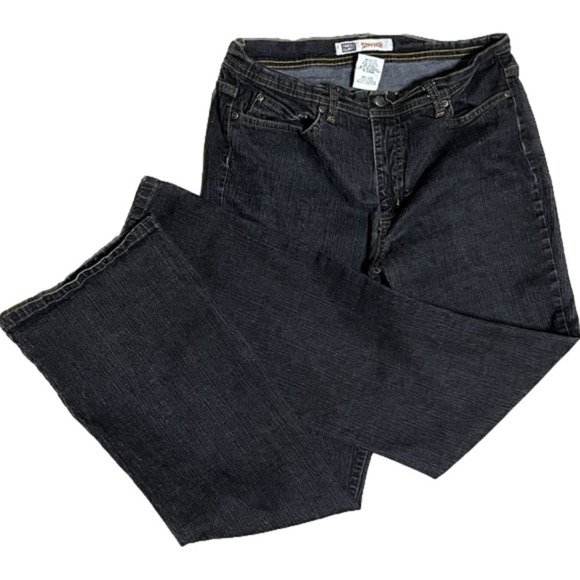Faded Glory Black Denim Jeans (Sz 12) - Picture 1 of 10